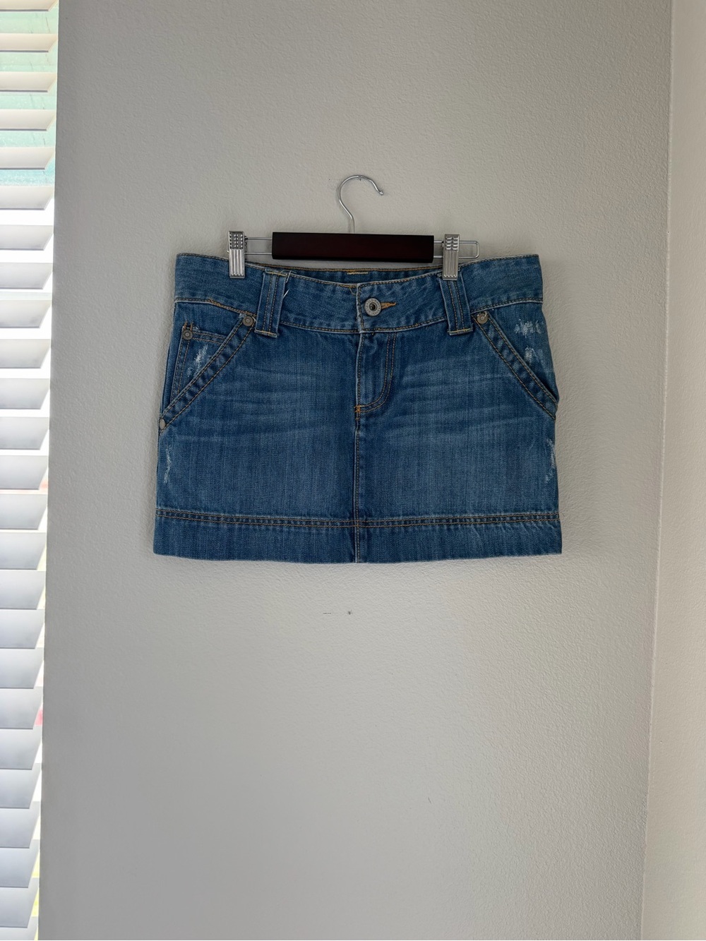 Y2K Denim mini skirt